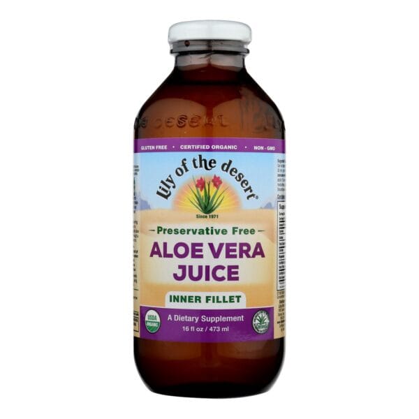 Lily of the Desert - Organic Aloe Vera Juice Inner Fillet - 16 fl oz - Image 3