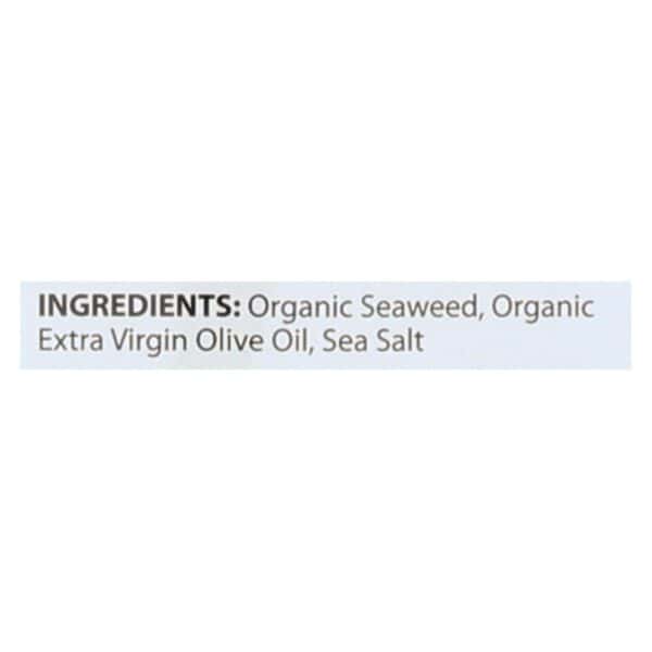 Seasnax Organic Premium Roasted Seaweed Snack - Original - Case of 16 - 0.54 oz. - Image 3