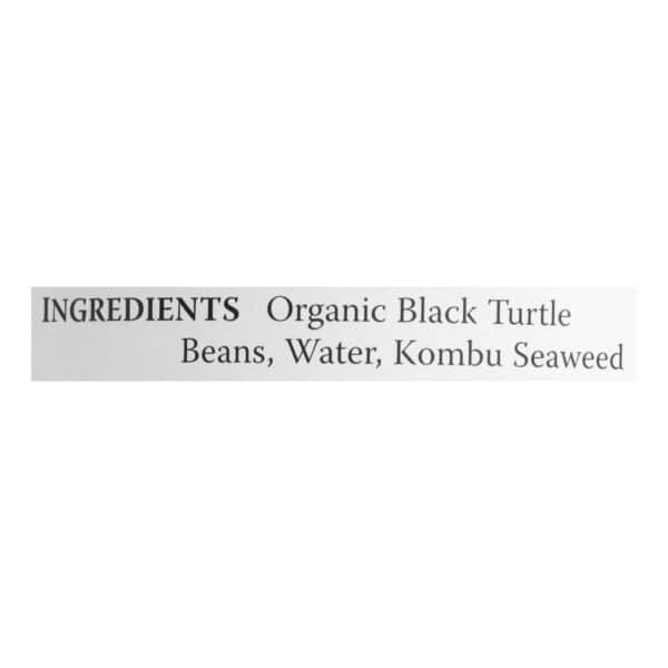 Eden Foods Black Beans Turtle - Case of 12 - 29 oz.