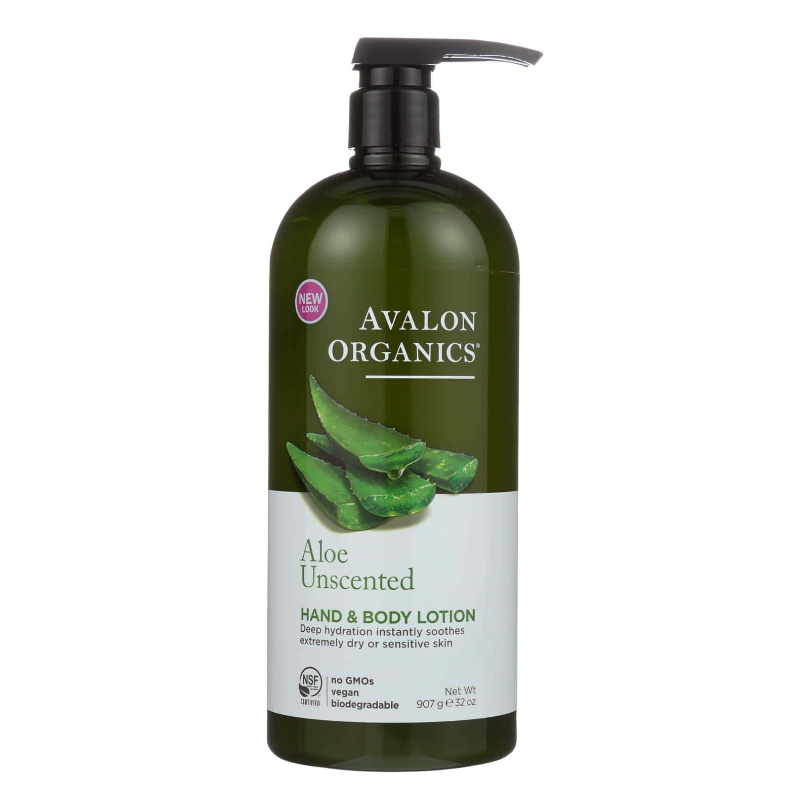 Avalon Organics Hand and Body Lotion Aloe Unscented - 32 fl oz - Image 2