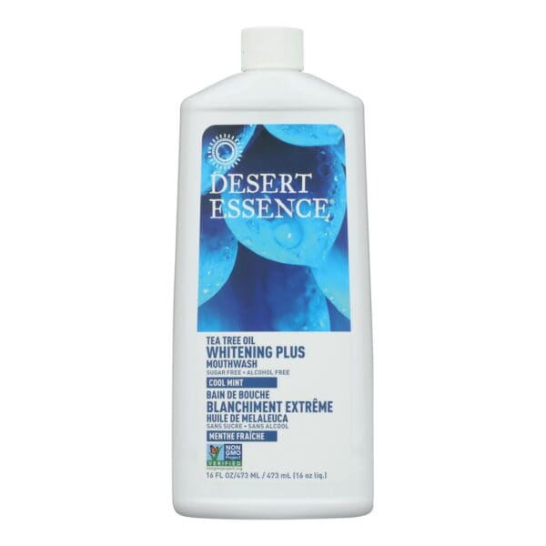 Desert Essence - Mouthwash - Tea Tree Whitening Mint - 16 fl oz