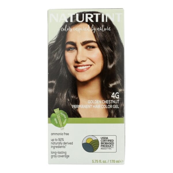 Naturtint Hair Color - Permanent - 4G - Golden Chestnut - 5.28 oz - Image 2