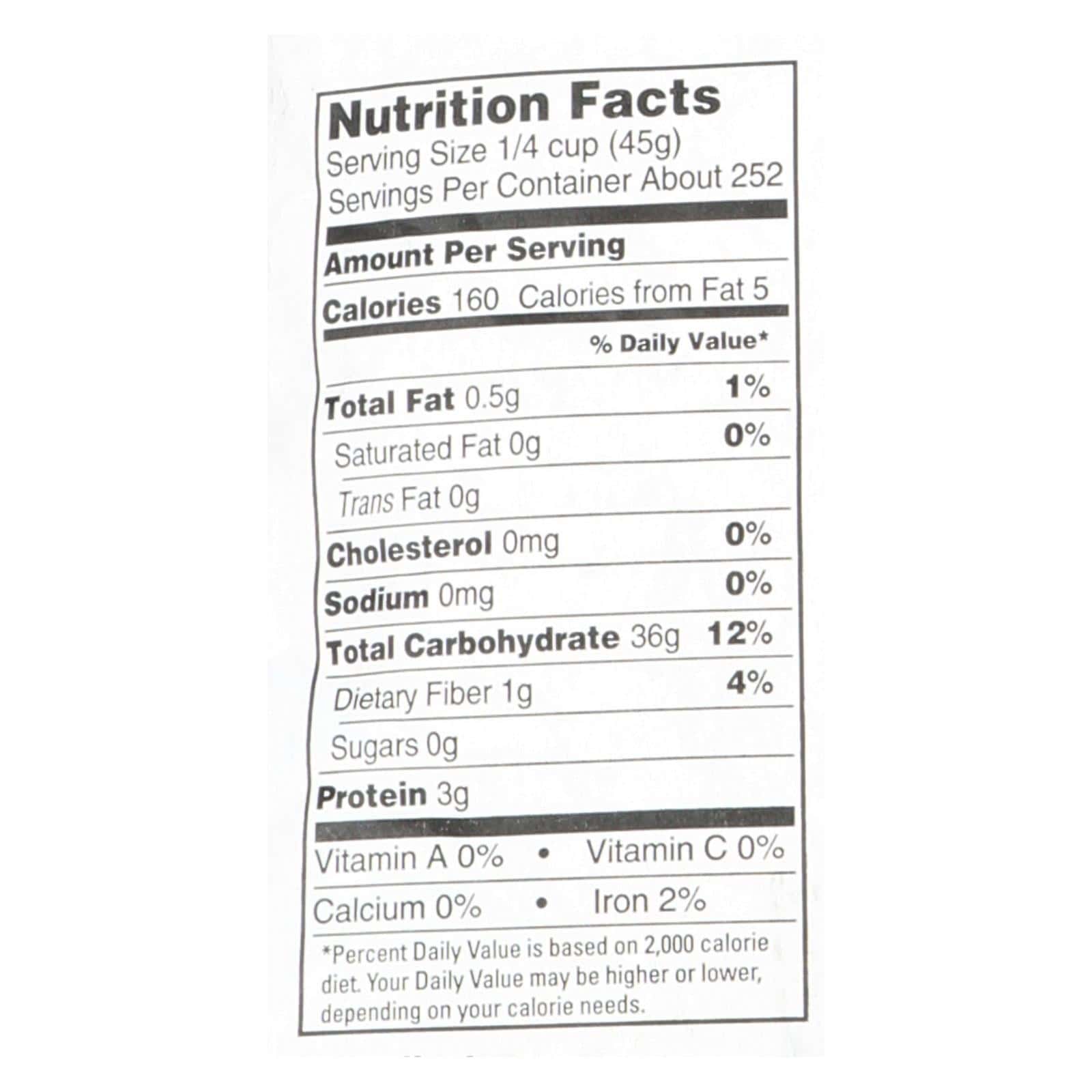 Lundberg Family Farms Organic Jasmine White Rice - Single Bulk Item - 25LB - Image 3