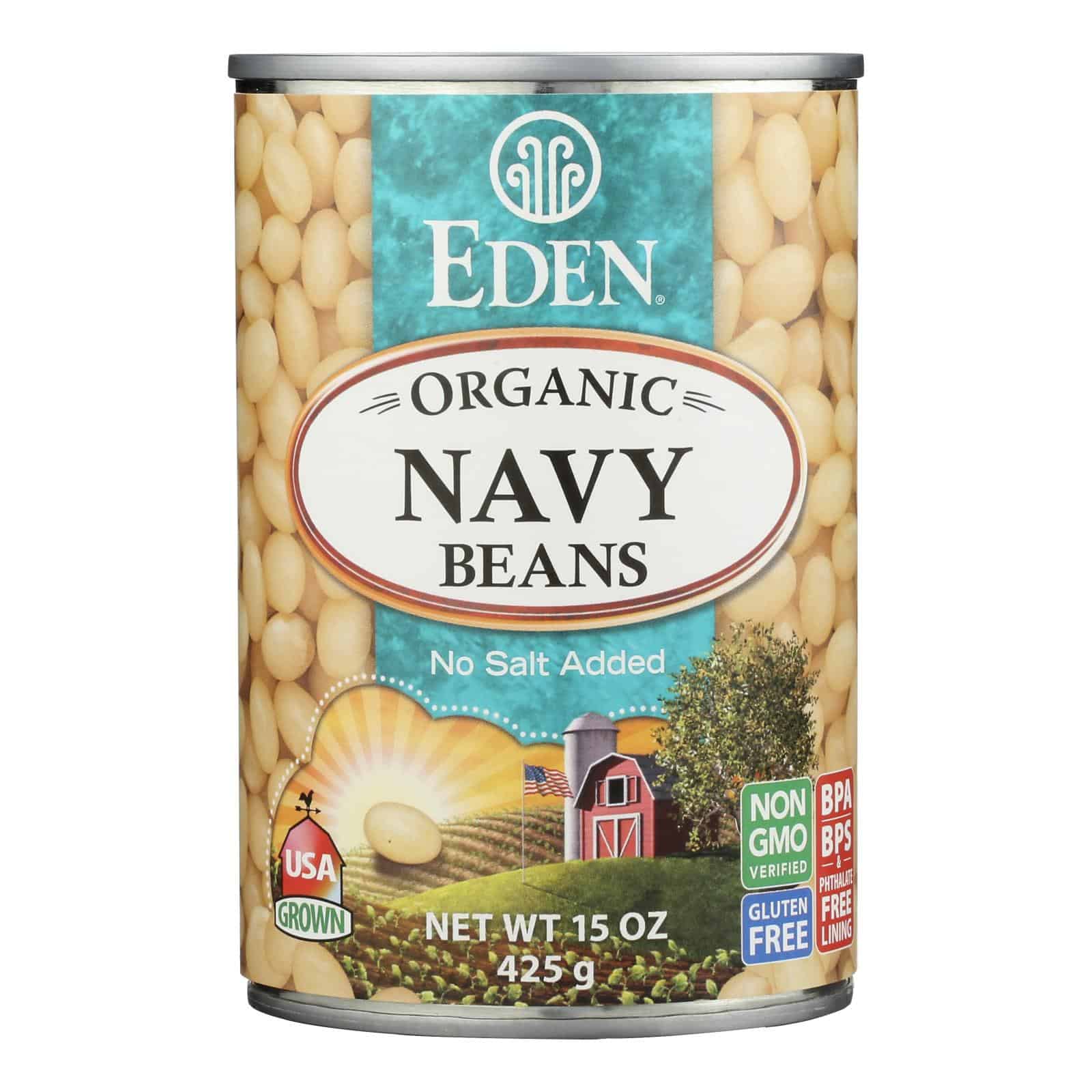 Eden Foods Navy Beans - Organic - Case of 12 - 15 oz. - Image 3