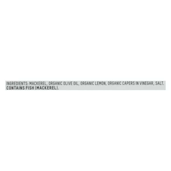 Patagonia Provisions - Mackerel Lemon Caper - Case of 10-4.2 OZ