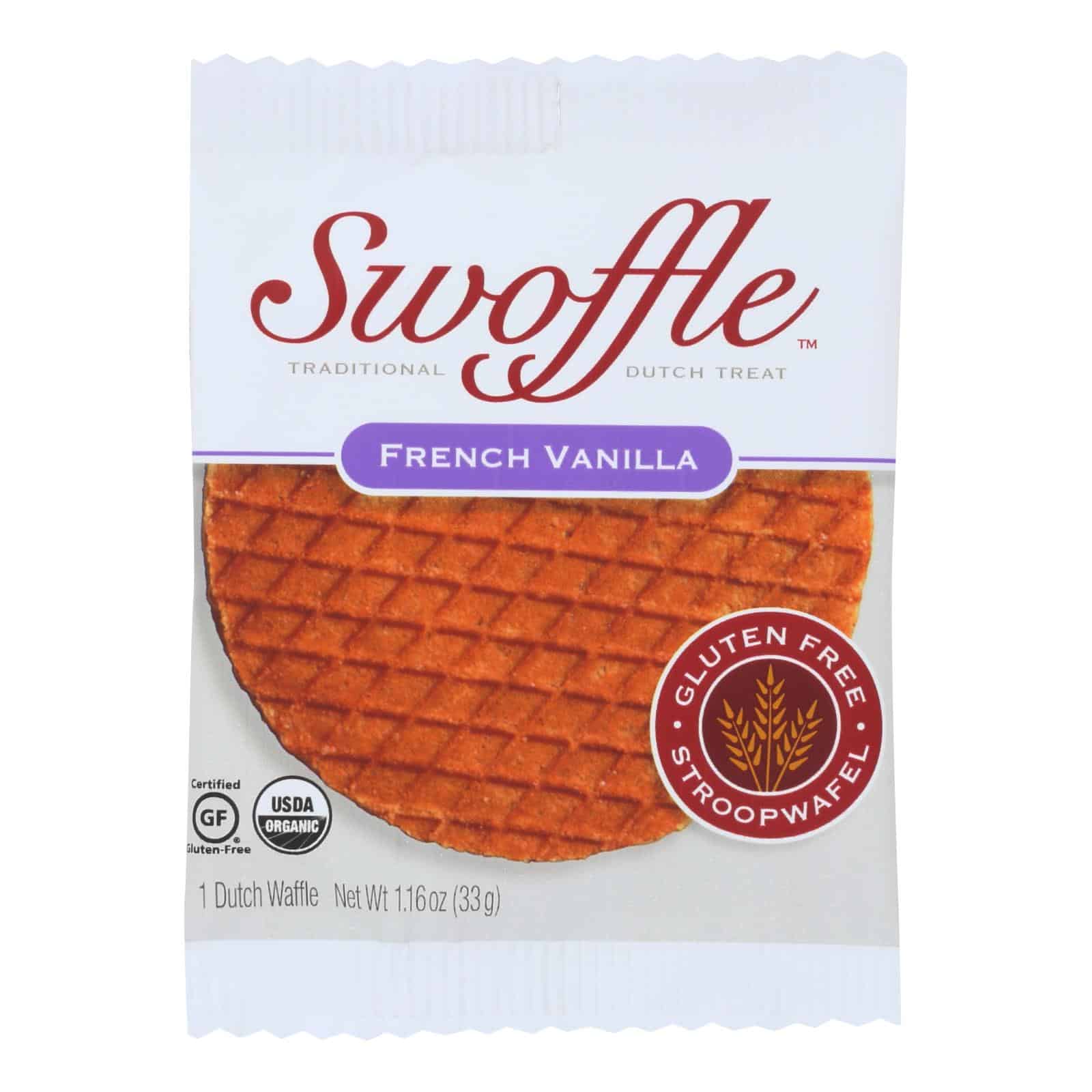 Swoffle Dutch Waffle - French Vanilla - Case of 16 - 1.16 oz. - Image 2