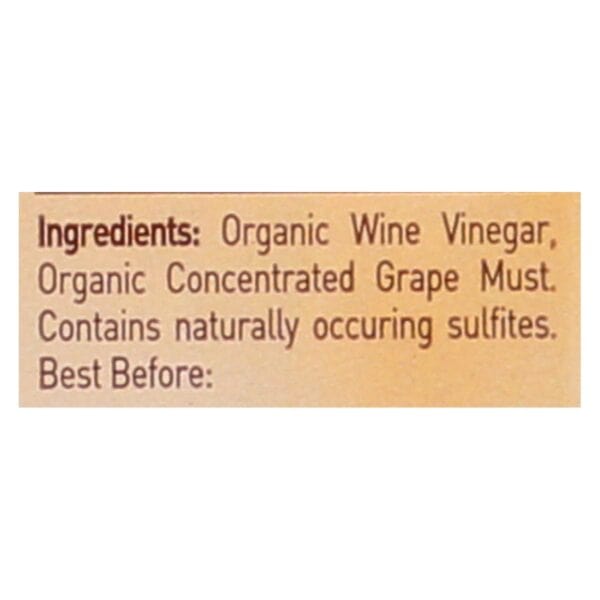 Bionaturae Organic Balsamic Vinegar Of Modena  - Case of 12 - 17 FZ - Image 3
