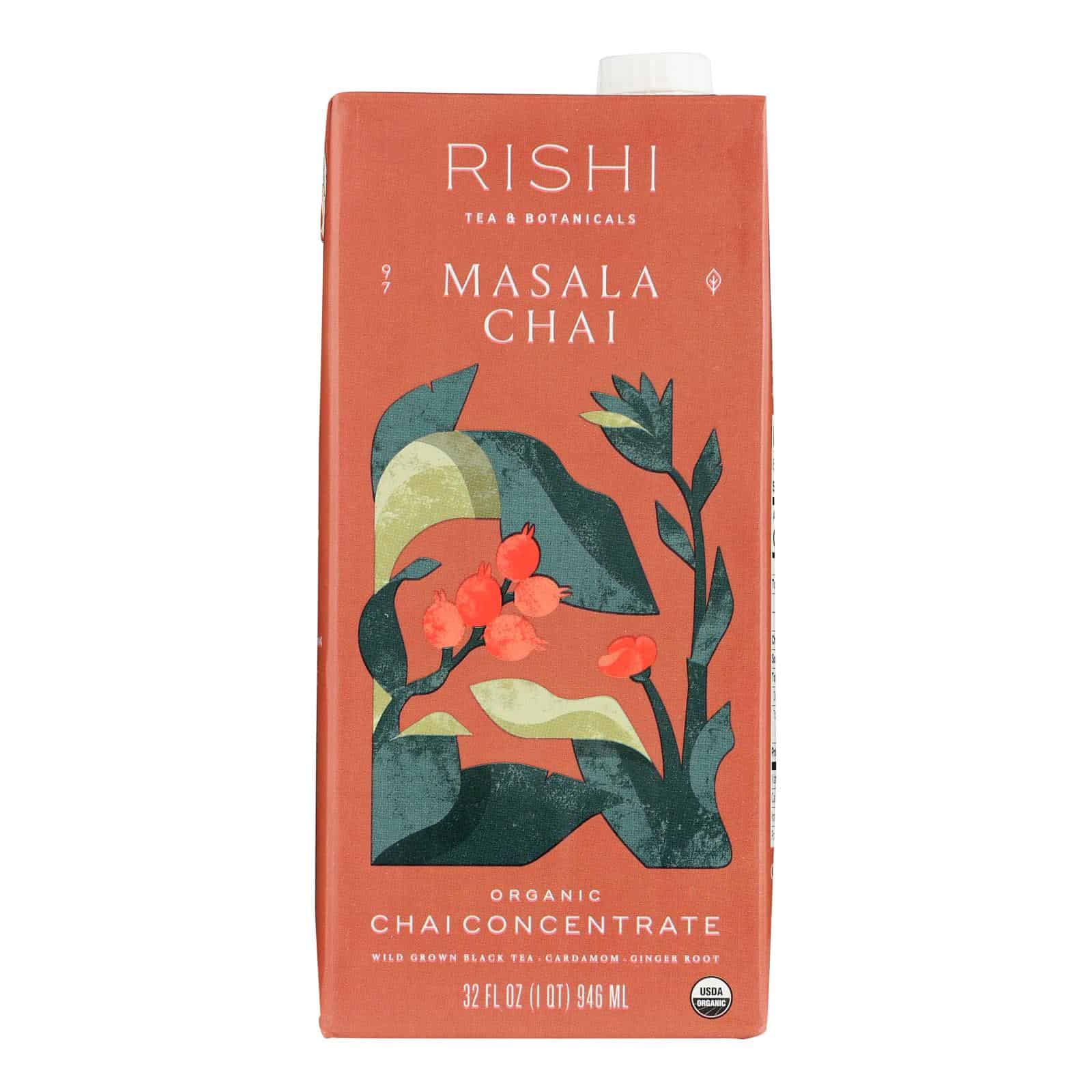 Rishi Masala Chai Concentrate - Case of 12 - 32 fl oz - Image 3