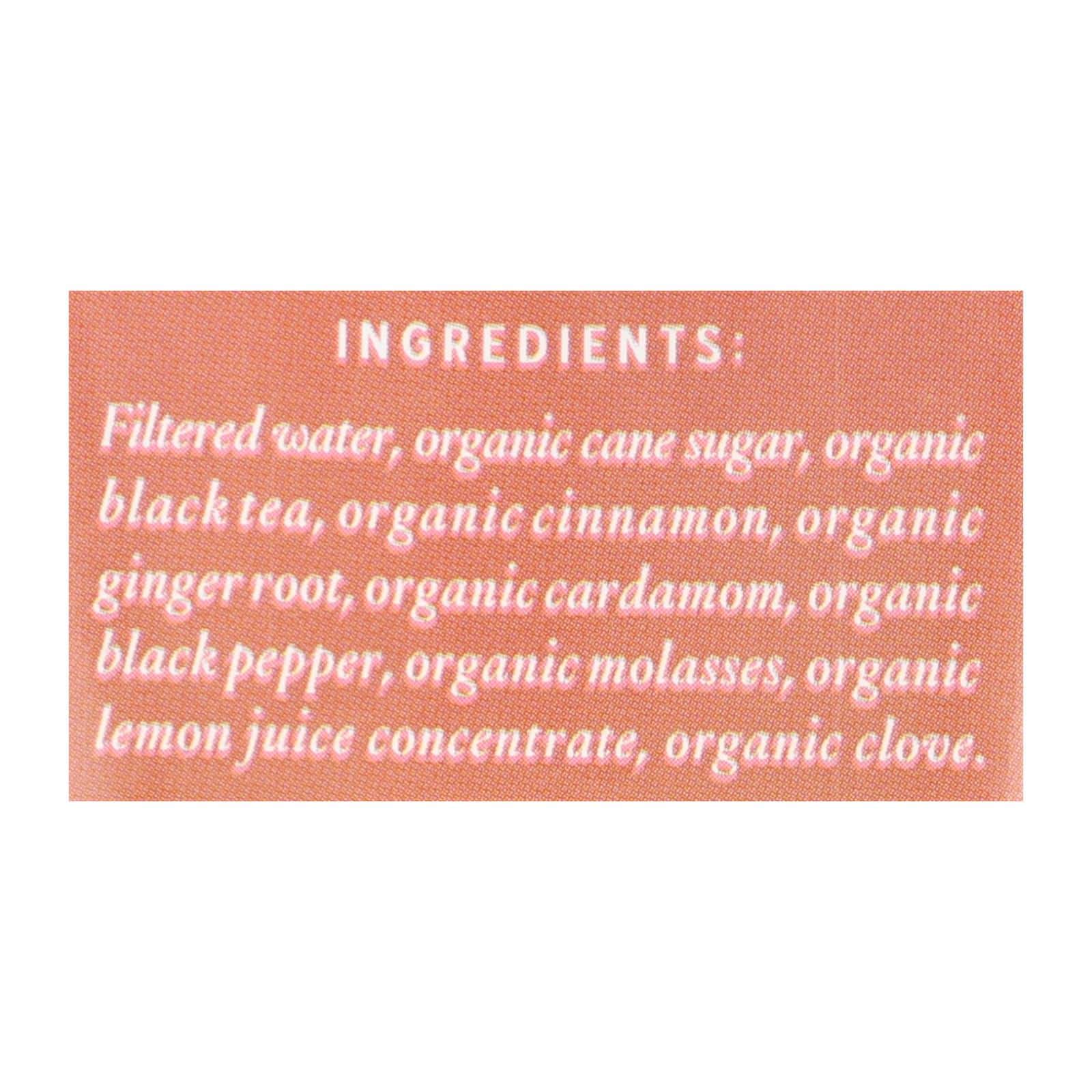 Rishi Masala Chai Concentrate - Case of 12 - 32 fl oz