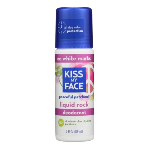 Kiss My Face Deodorant Liquid Rock Roll On Peaceful Patchouli - 3 fl oz - Image 2