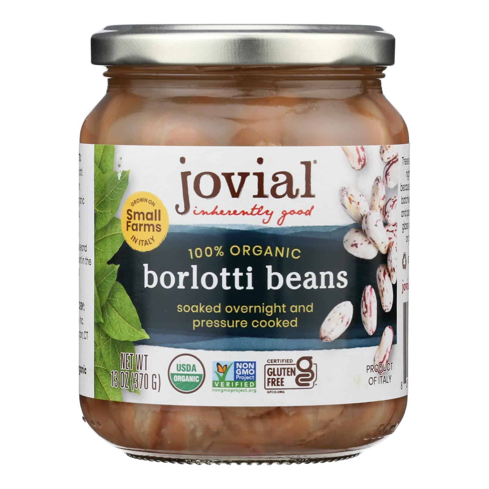 Jovial - 100 Percent Organic Borlotti Beans - Case of 6 - 13 oz - Image 2