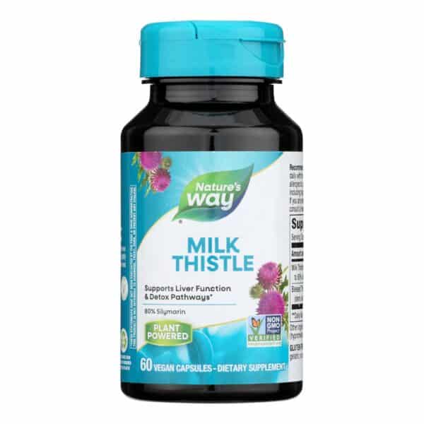 Nature's Way - Milk Thistle Standardized - 60 Capsules - Image 3