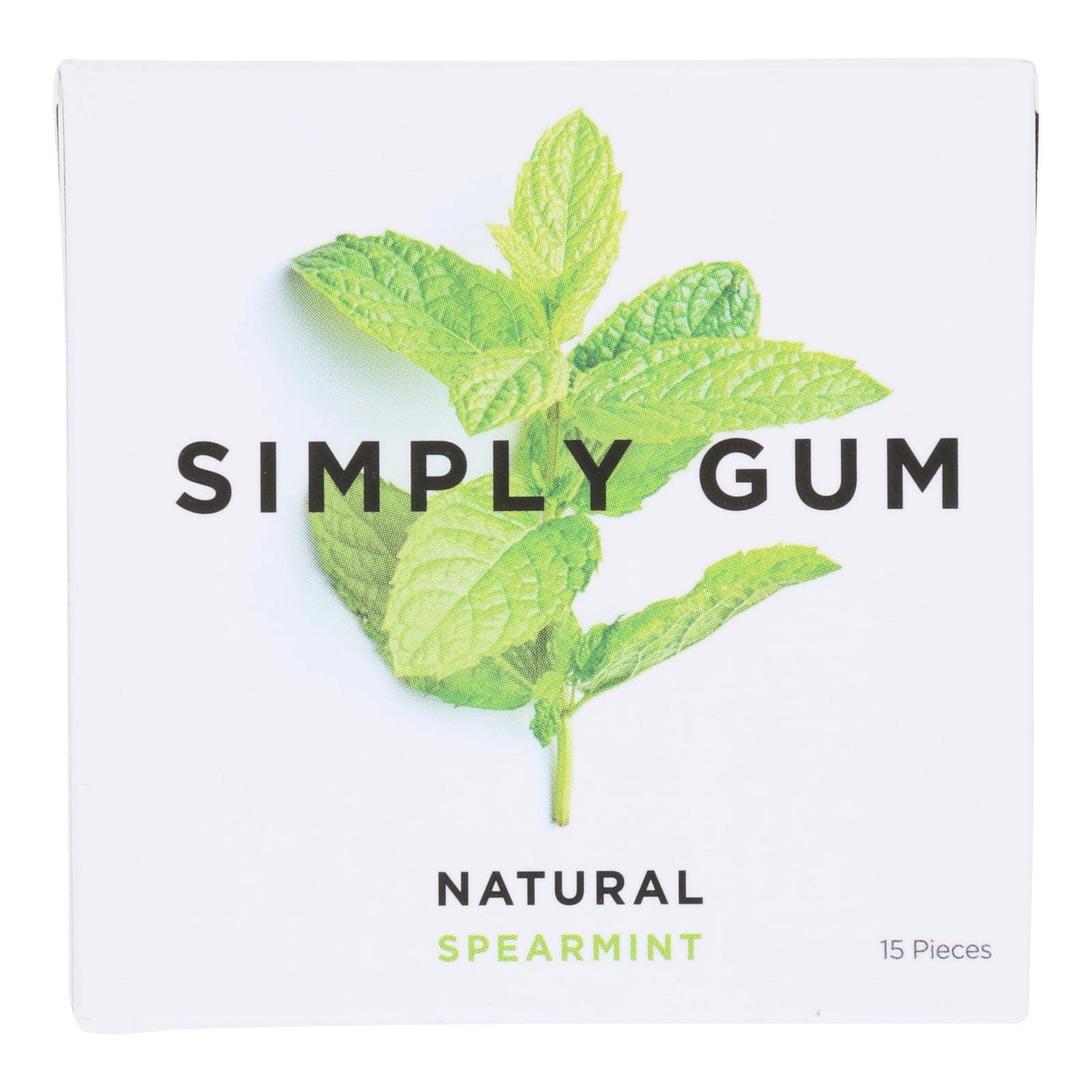 Simply Gum - Gum Spearmint - Case of 12 - 15 CT - Image 3