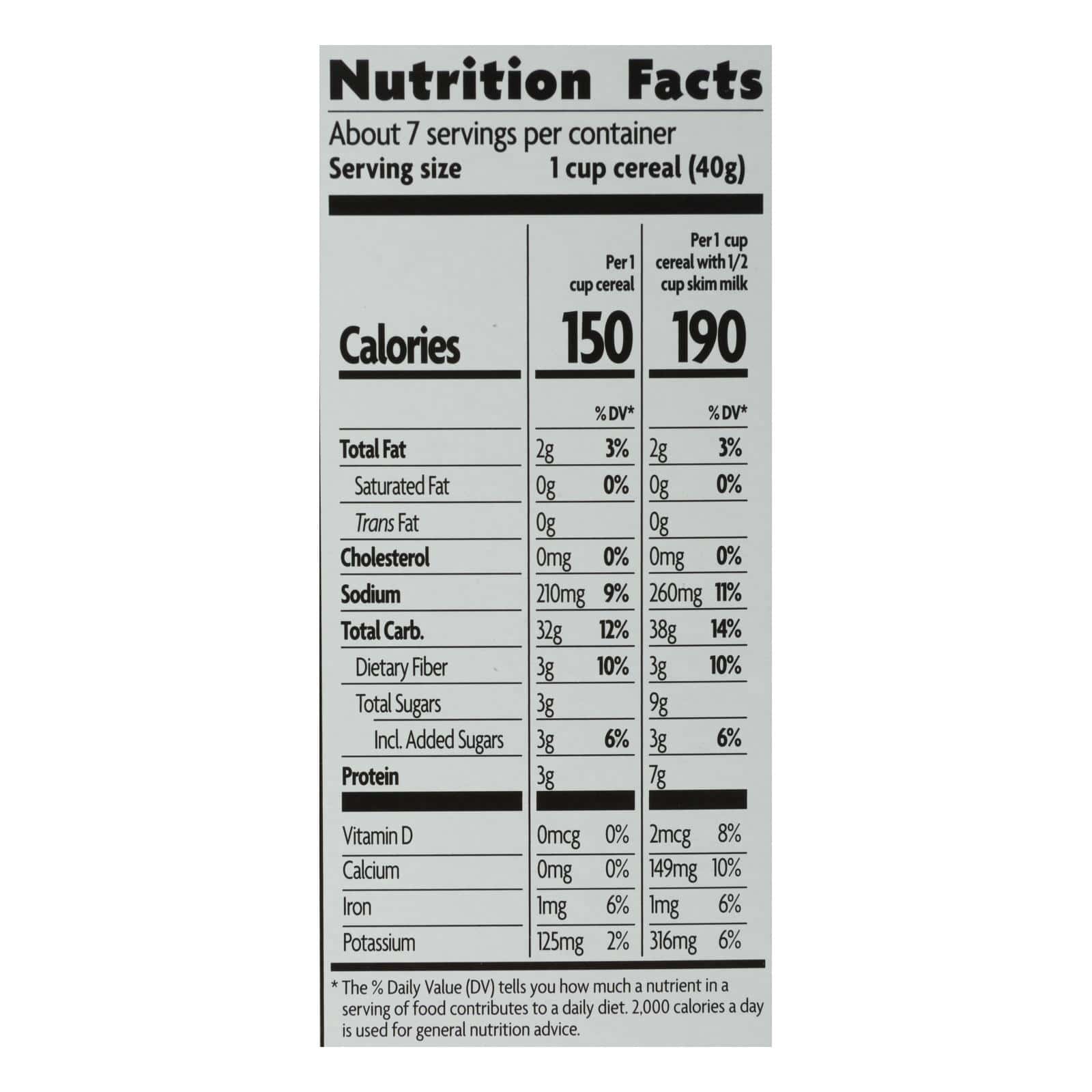 Nature's Path Organic Whole Grain Crispy Rice Cereal - Case of 12 - 10 oz. - Image 3