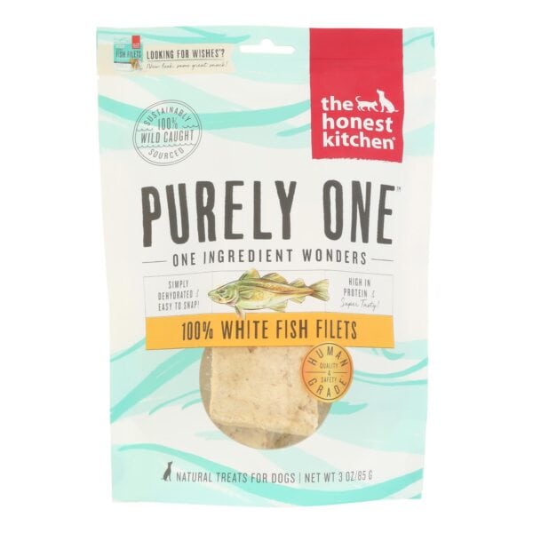 The Honest Kitchen - Dog and Cat Treats - Wishes Filets White Fish - Case of 6 - 3 oz. - Image 3