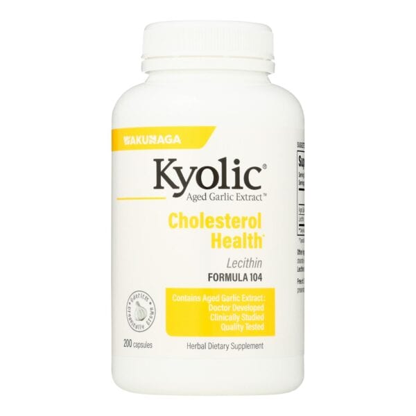Kyolic - Aged Garlic Extract Cholesterol Formula 104 - 200 Capsules - Image 2