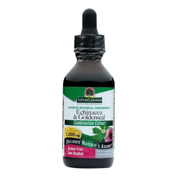 Nature's Answer - Echinacea and Goldenseal - 2 fl oz - Image 2