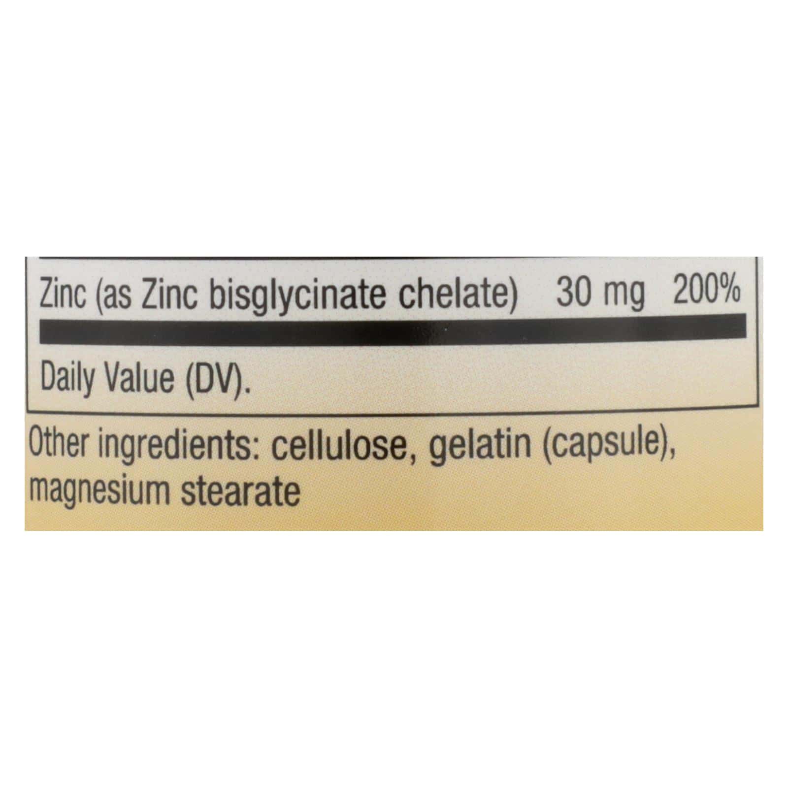 Nature's Way - Zinc Chelate - 30 mg - 100 Capsules - Image 3