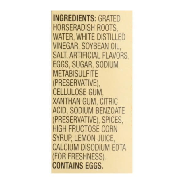 Reese Horseradish - Prepared - Case of 12 - 6.5 oz - Image 2