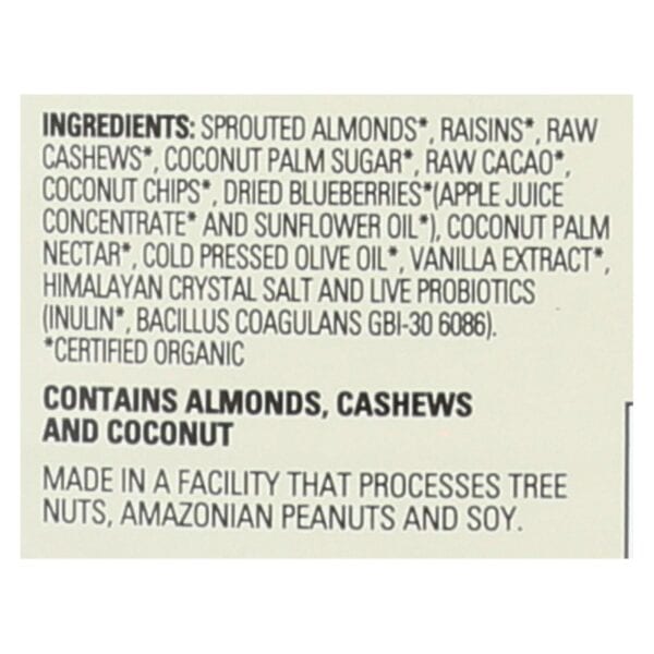 Living Intentions Nut Blend - Sprouted - Dark Cacao - Case of 6 - 4 oz - Image 2