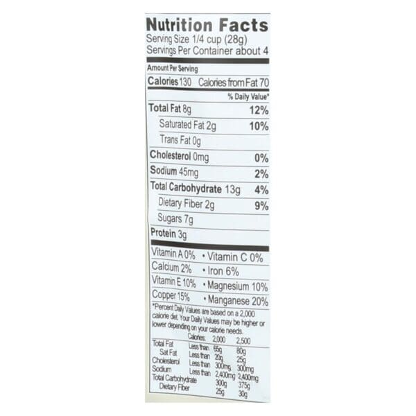 Living Intentions Nut Blend - Sprouted - Dark Cacao - Case of 6 - 4 oz - Image 3