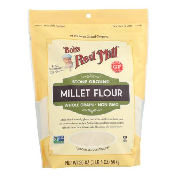 Bob's Red Mill - Millet Flour Gluten Free - Case of 4 - 20 OZ - Image 3