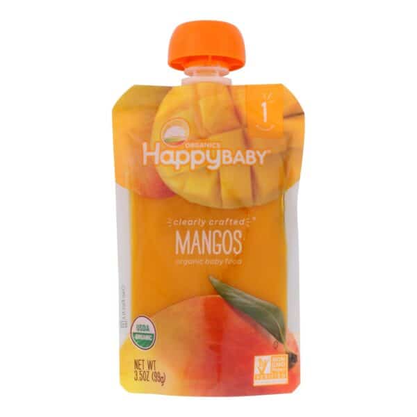 Happy Baby Clearly Crafted Mango - Case of 16 - 3.5 oz. - Image 2