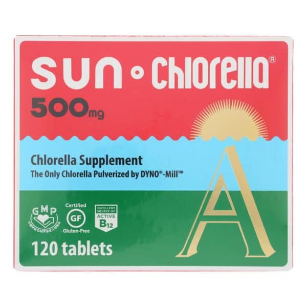 Sun Chlorella A Tablets - 500 mg - 120 Tablets - Image 2