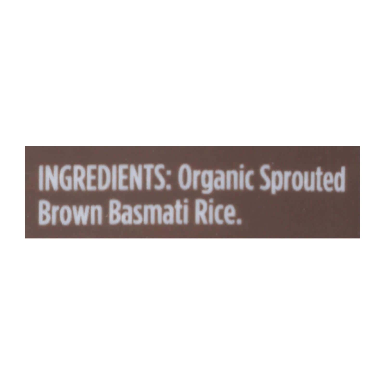 Lundberg Family Farms Sprouted Brown Basmati Rice - Case of 6 - 1 lb. - Image 2
