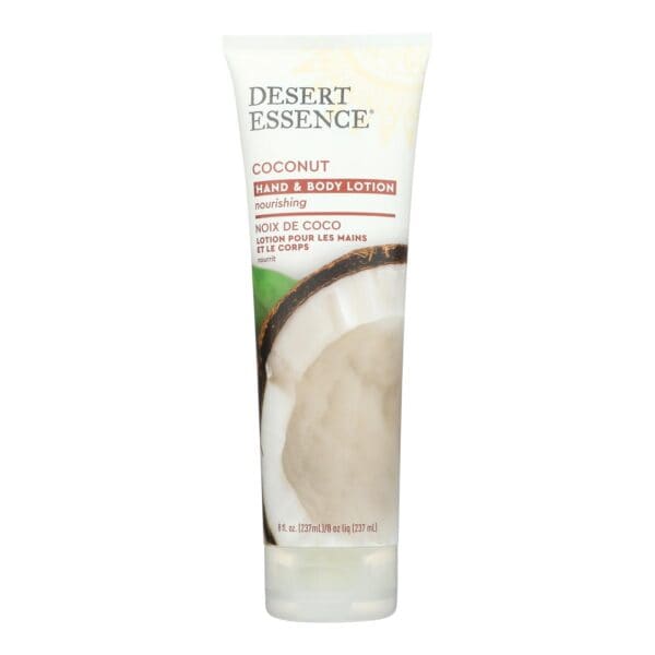Desert Essence - Hand and Body Lotion Coconut - 8 fl oz - Image 2