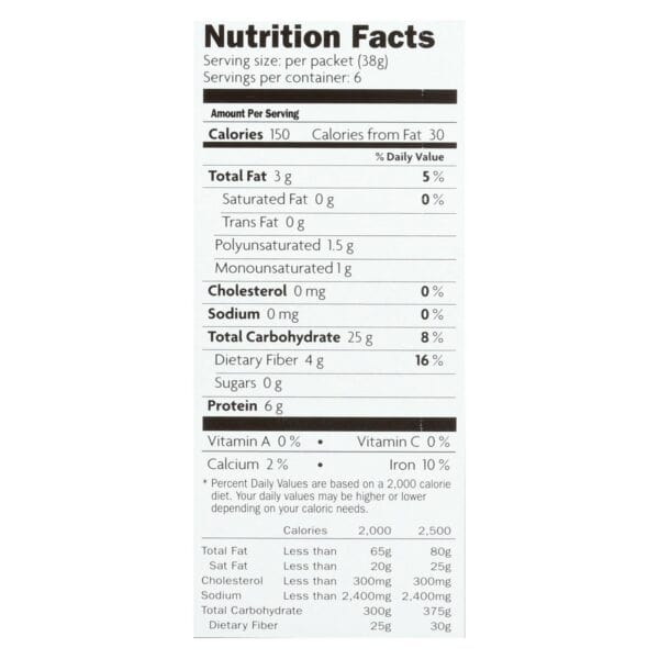 Nature's Path Organic Qi'A Superfood Hot Oatmeal - Superseeds and Grains - Case of 6 - 8 oz. - Image 2