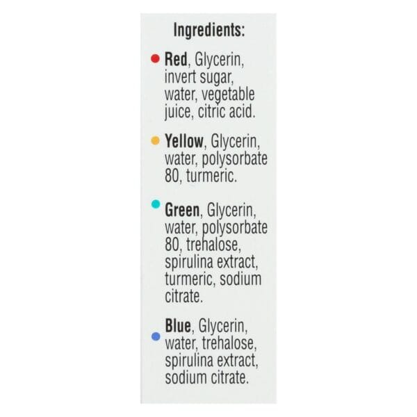 J.R. Watkins Food Coloring - Assorted - Case of 6 - 4 Count - Image 2