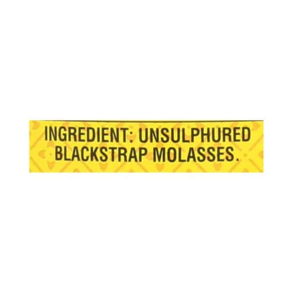 Plantation Blackstrap Molasses Syrup - Unsulphured - Case of 12 - 15 Fl oz.