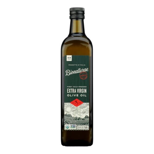 Bionaturae Olive Oil - Organic Extra Virgin - Case of 6 - 25.4 FL oz.