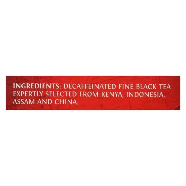 Twinings Tea Breakfast Tea - English Decaffeinated - Case of 6 - 20 Bags