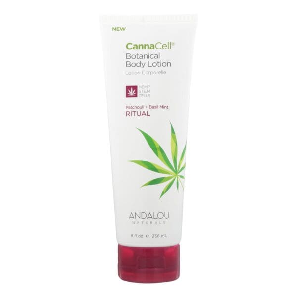Andalou Naturals Lotion - Patchouli and Basil Mint - 1 Each - 8 fl oz. - Image 2