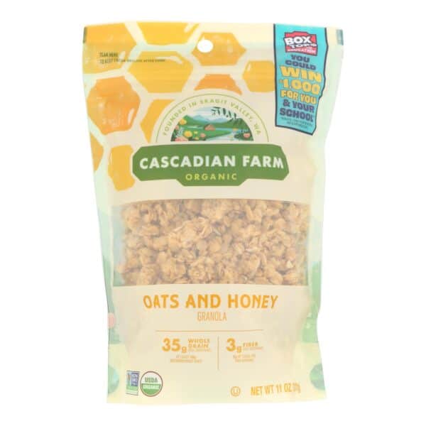 Cascadian Farm - Granola Organic Oats Honey - Case of 4-11 Ounces - Image 3