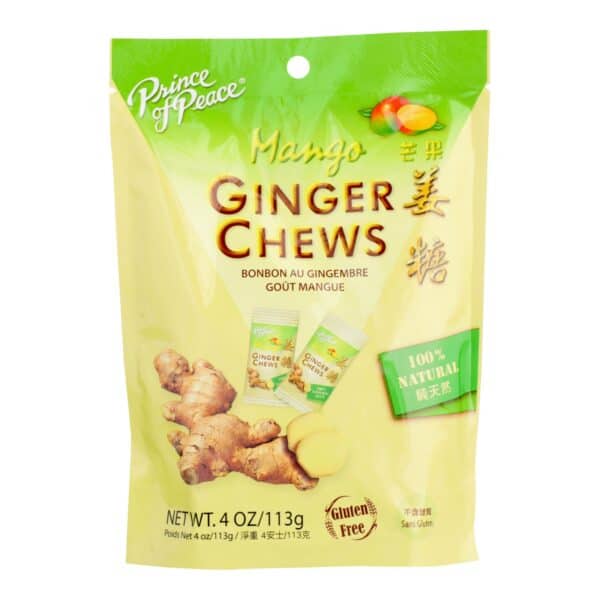 Prince Of Peace - Chews Ginger Mango - 1 Each - 4 OZ - Image 3