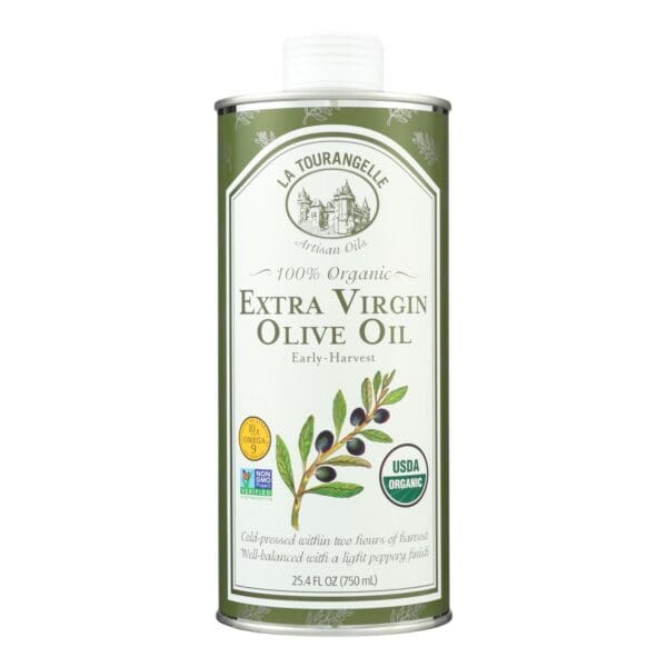 La Tourangelle Organic Extra Virgin Olive Oil - Case of 6 - 25.4 Fl oz. - Image 2