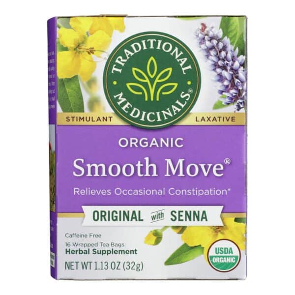 Traditional Medicinals Organic Senna Stimulant Laxative Tea - Caffeine Free - 16 Bags - Image 3