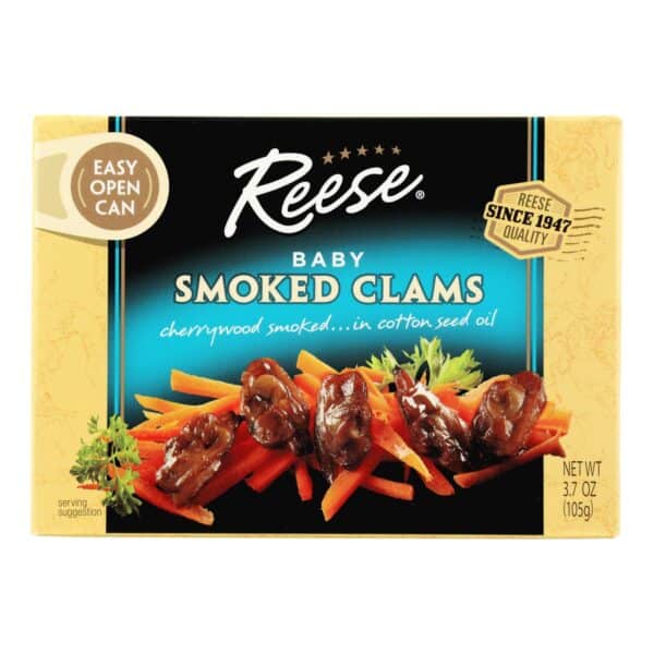 Reese Baby Clams - Smoked - 3.66 oz - Case of 10 - Image 3