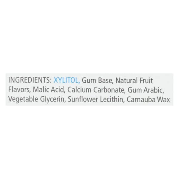Spry Xylitol Gums - Fresh Fruit - Case of 20 - 10 Count - Image 2