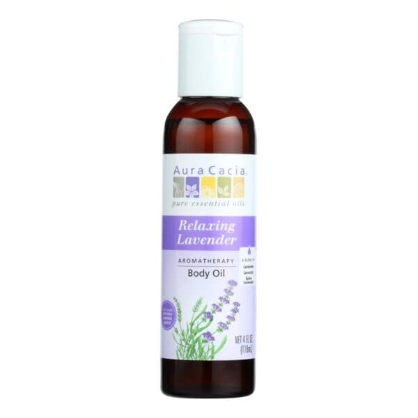 Aura Cacia - Aromatherapy Body Oil Lavender Harvest - 4 fl oz - Image 2