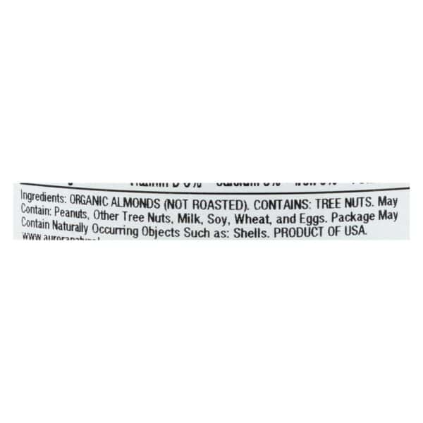 Aurora Natural Products - Organic Raw California Almonds - Case of 12 - 9.5 oz. - Image 2