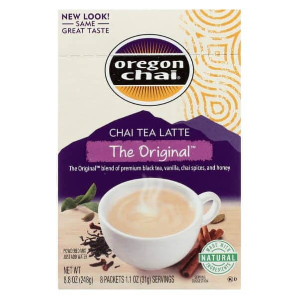 Oregon Chai Tea Latte Mix - The Original - Case of 6 - 8 Count - Image 2