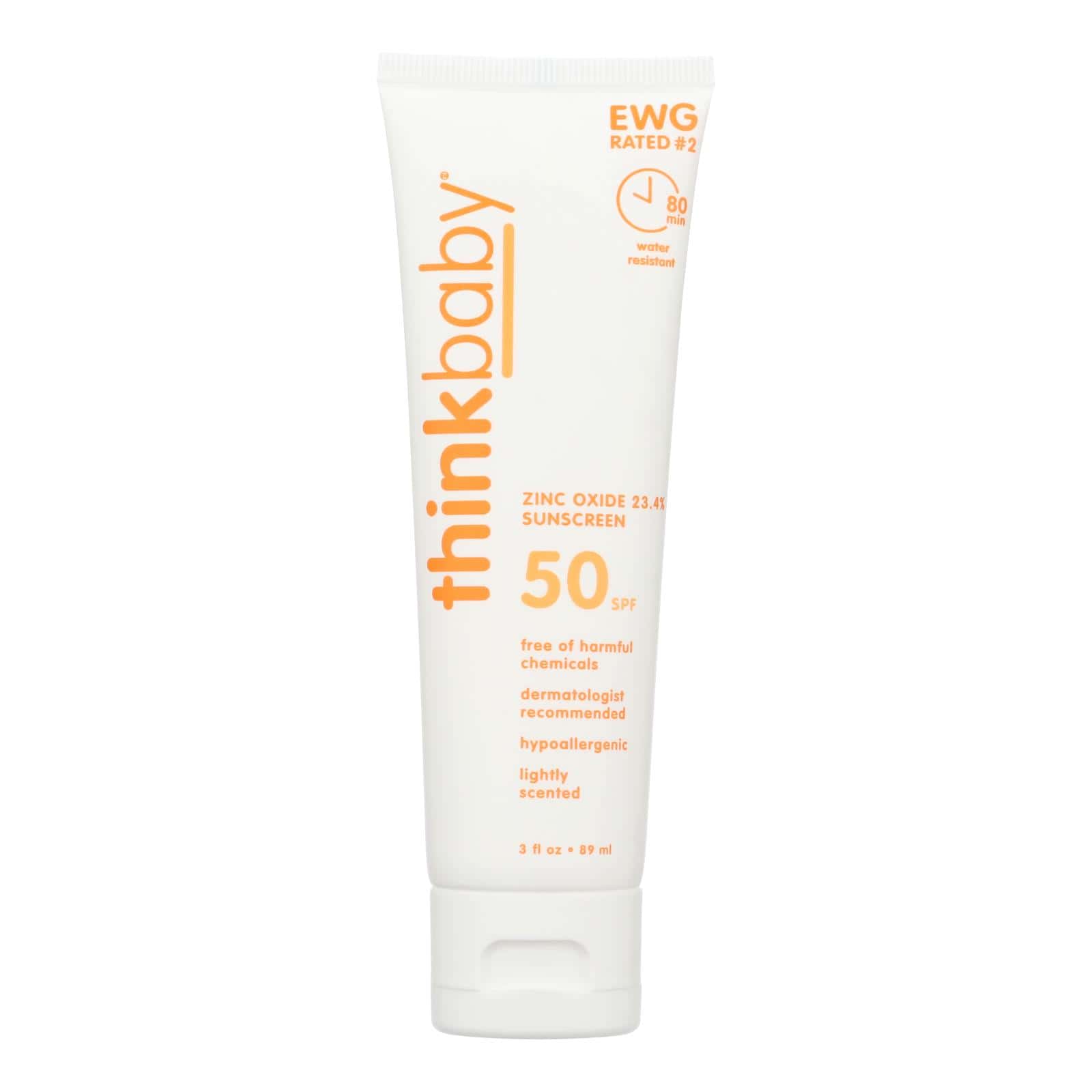 Thinkbaby Safe Sunscreen SPF 50+ 3OZ - Image 2