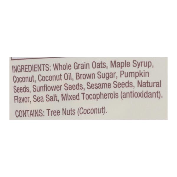 Bob's Red Mill - Granola Maple Sea Salt - Case of 6 - 11 OZ