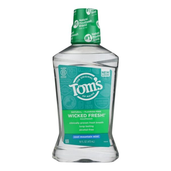 Tom's of Maine Cool Mountain Mint Mouthwash - 16 oz - Image 2