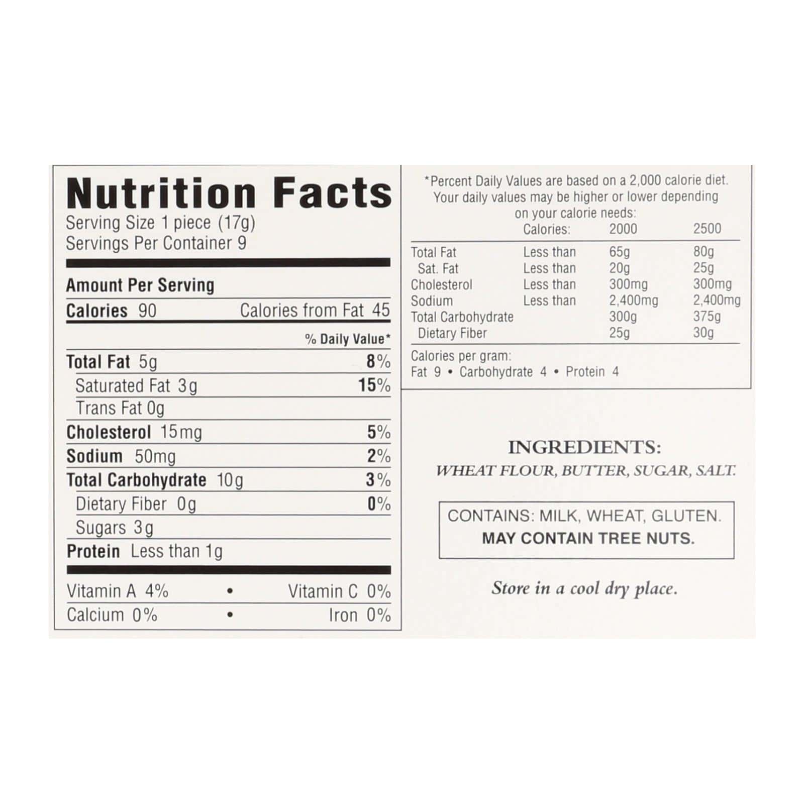 Walkers Shortbread - Pure Butter Round - Case of 12 - 5.3 oz. - Image 2