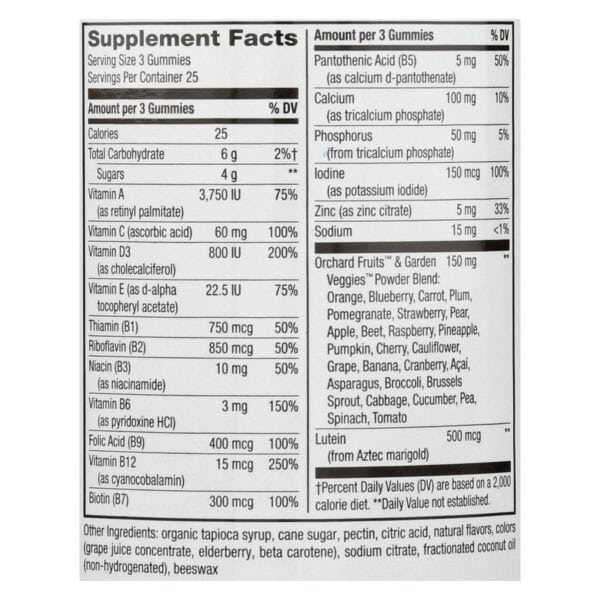 Nature's Way - Alive! Women's Multi-Vitamin Gummies - 50 Plus - 75 Gummies - Image 2